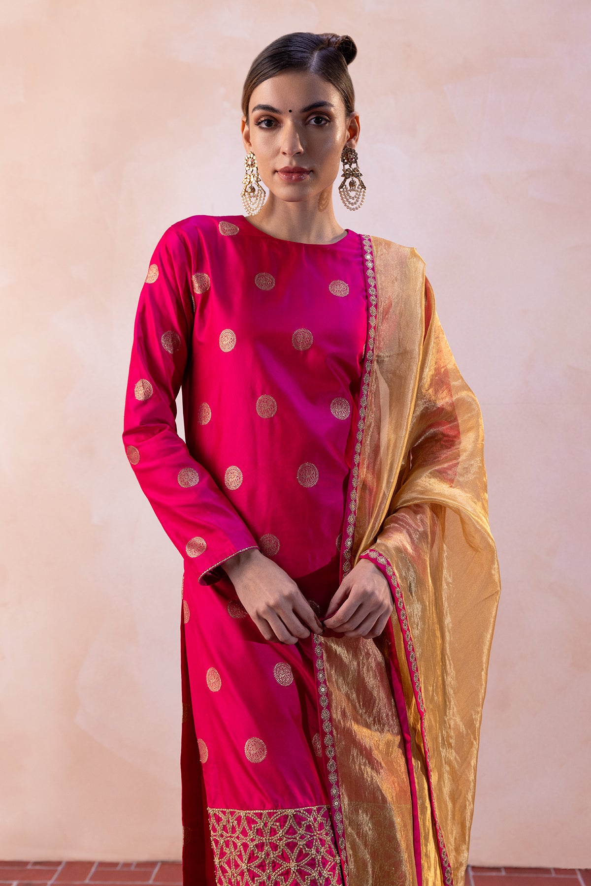 Ele Kurta Set - Pink