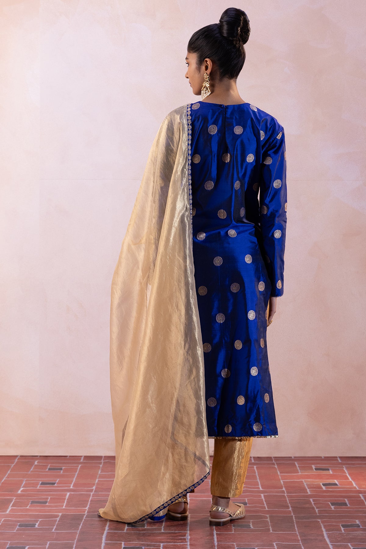 Ele Kurta Set - Blue