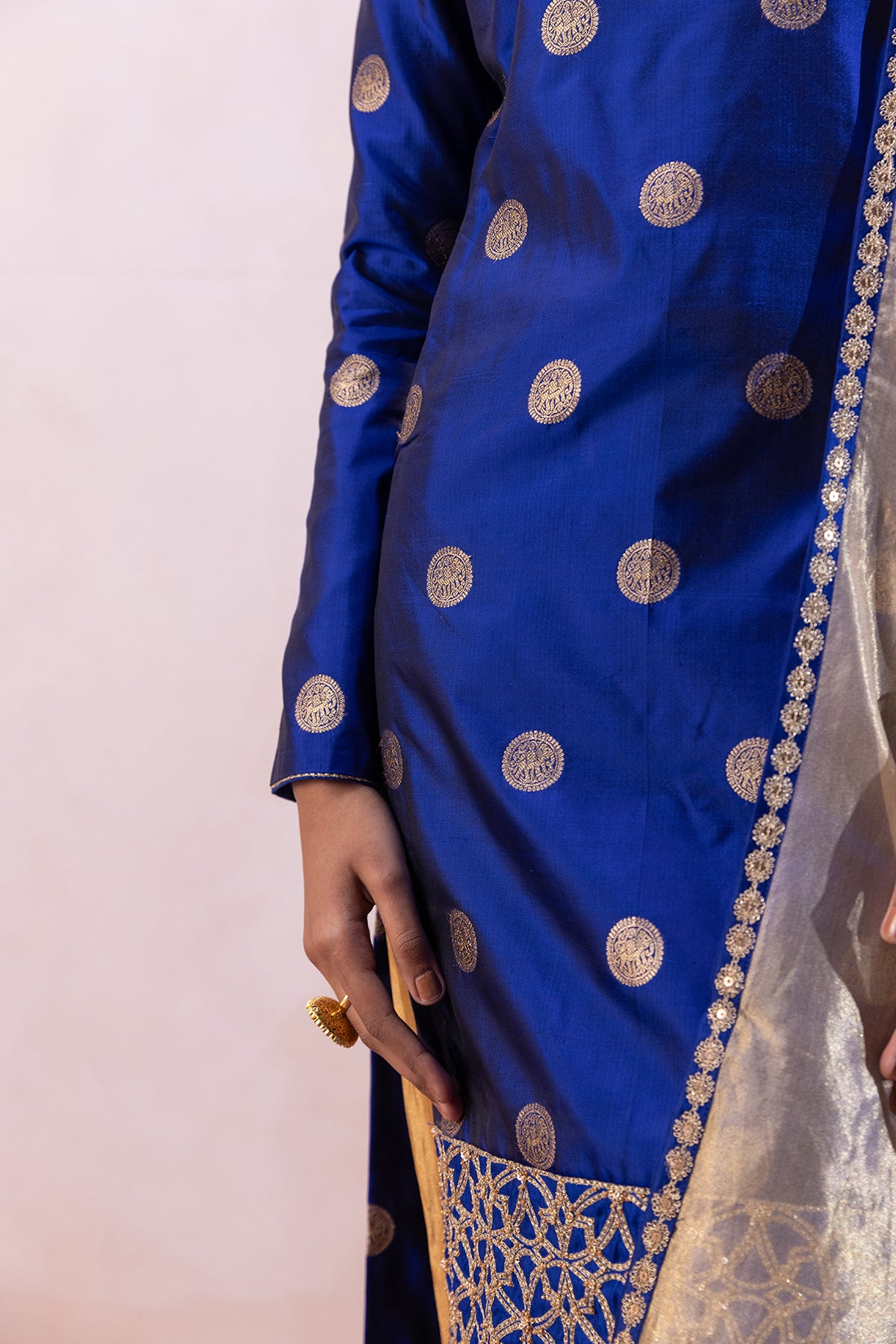 Ele Kurta Set - Blue